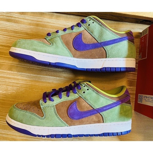 Nike Dunk Low SP Veneer Deep Purple 2024 New in Box Men’s Size 12 Skateboard - Picture 5 of 6
